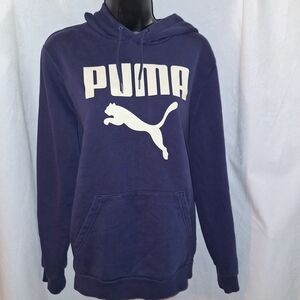 Puma Blue Sweatshirt Athletic Casual Wear